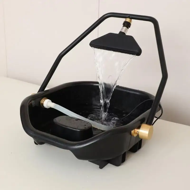 

Salon Shampoo Chair Medicated Water Circulation Shampoo Rinse Bed Special Mobile Water Pump Circulation Head Spa Sink