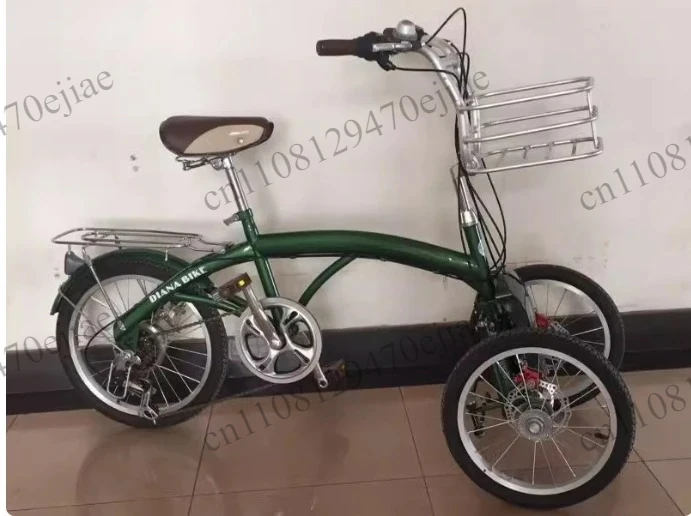 Senior Reverse Tricycle | 6-Speed Leisure Trike | Shock Absorbing Comfortable Seat | Elderly Adults Mobility Bike
