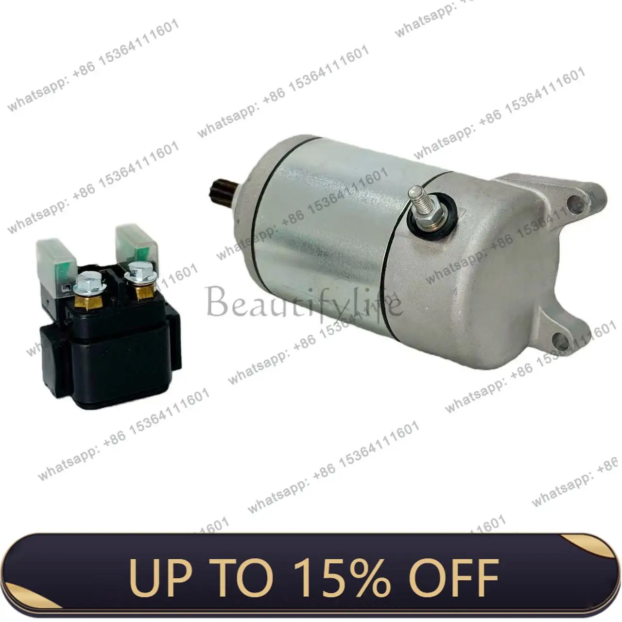 FG 3HW-81800-00 18757 starter motor compatible with ATV Grizzly350 motor
