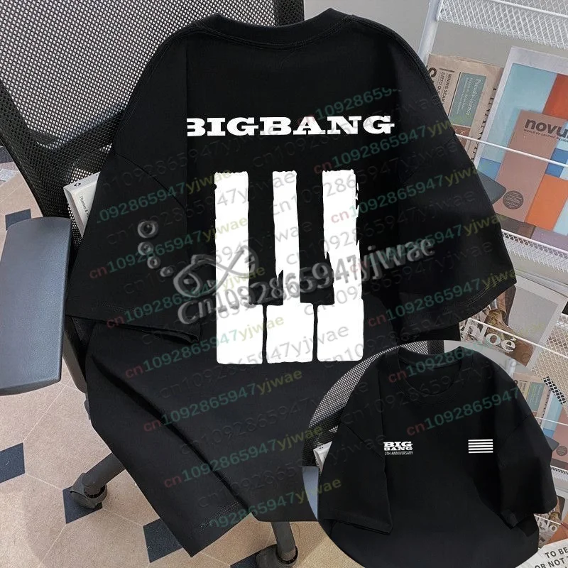 Bigbang 20th Anniversary Concert T-Shirt G-Dragon fans Short Sleeve Unisex women Breathable Sweat Absorbent t-shirt men hoodies