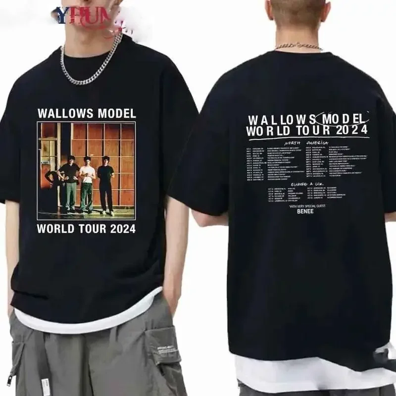 Wallows Model World Tour 2024 T-Shirt Band-Fan-Konzert
