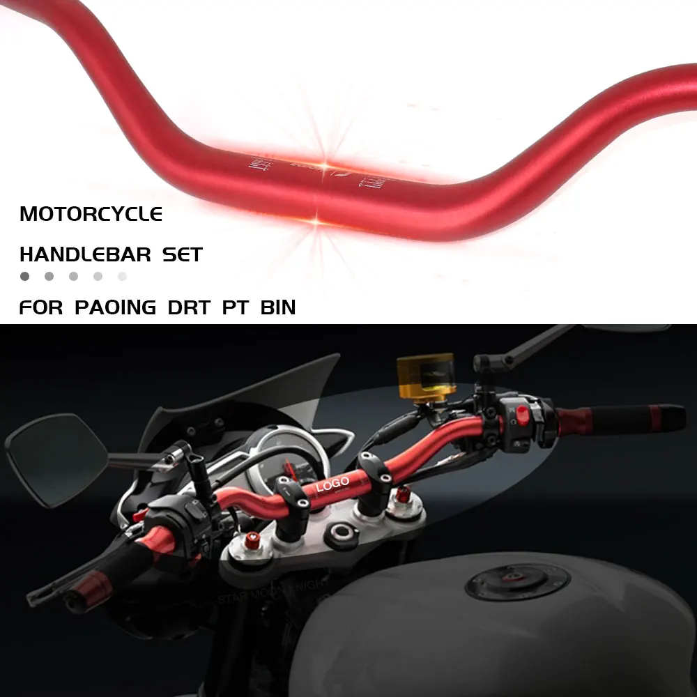 

Universal Motorcycle Aluminum Alloy Handlebar 7/8'' 22mm 72cm Handle Bar Tubes For Yamaha For Kawasaki For Racing Dirt Pit Bike