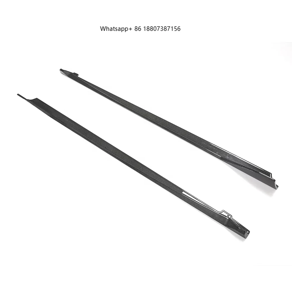 

High Quality Dry Carbon Fiber Automotive Exterior Parts 2019-2020 forToyota Supra Dry Carbon Fiber Side Skirts