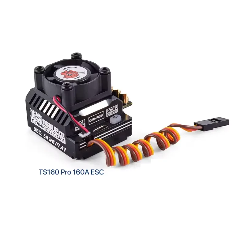 SKYRC TORO TS160 160A ESC sem escova com sensor – 6V/7,4V BEC |   Para carros de turismo, buggies e rastreadores 1/10
