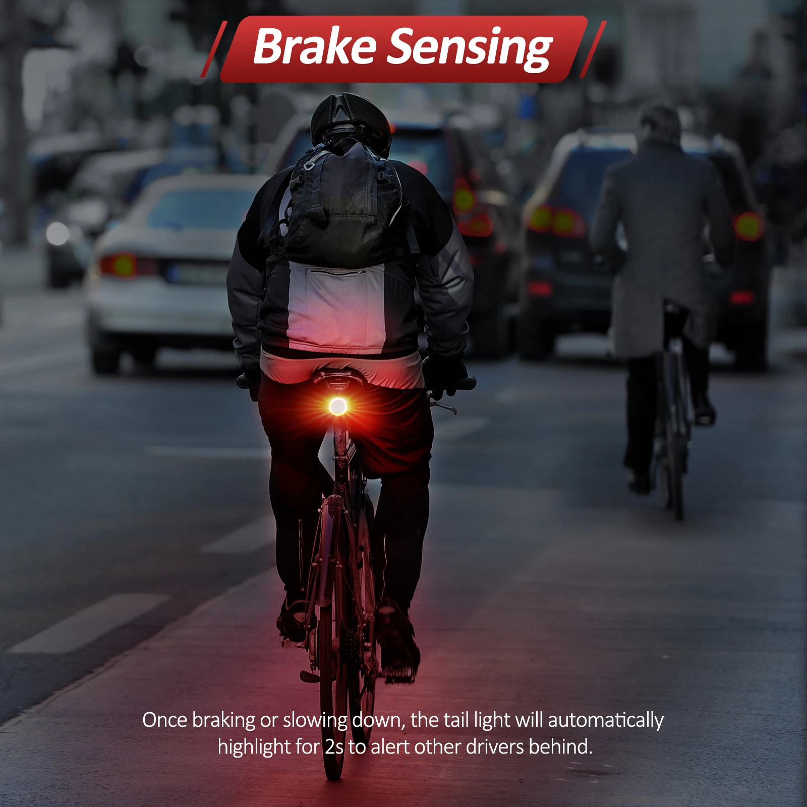 ไฟท้ายจักรยานอัจฉริยะ พร้อมระบ - Smart Bike Brake Sensor Rear Light บทวิจารณ์และราคา