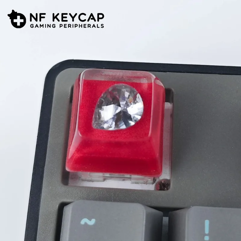 CEKE Delta Force Series Heart of Africa Theme Personalize Keycap Resin Material Transparent Customized 3D Handmade Keycap Gift