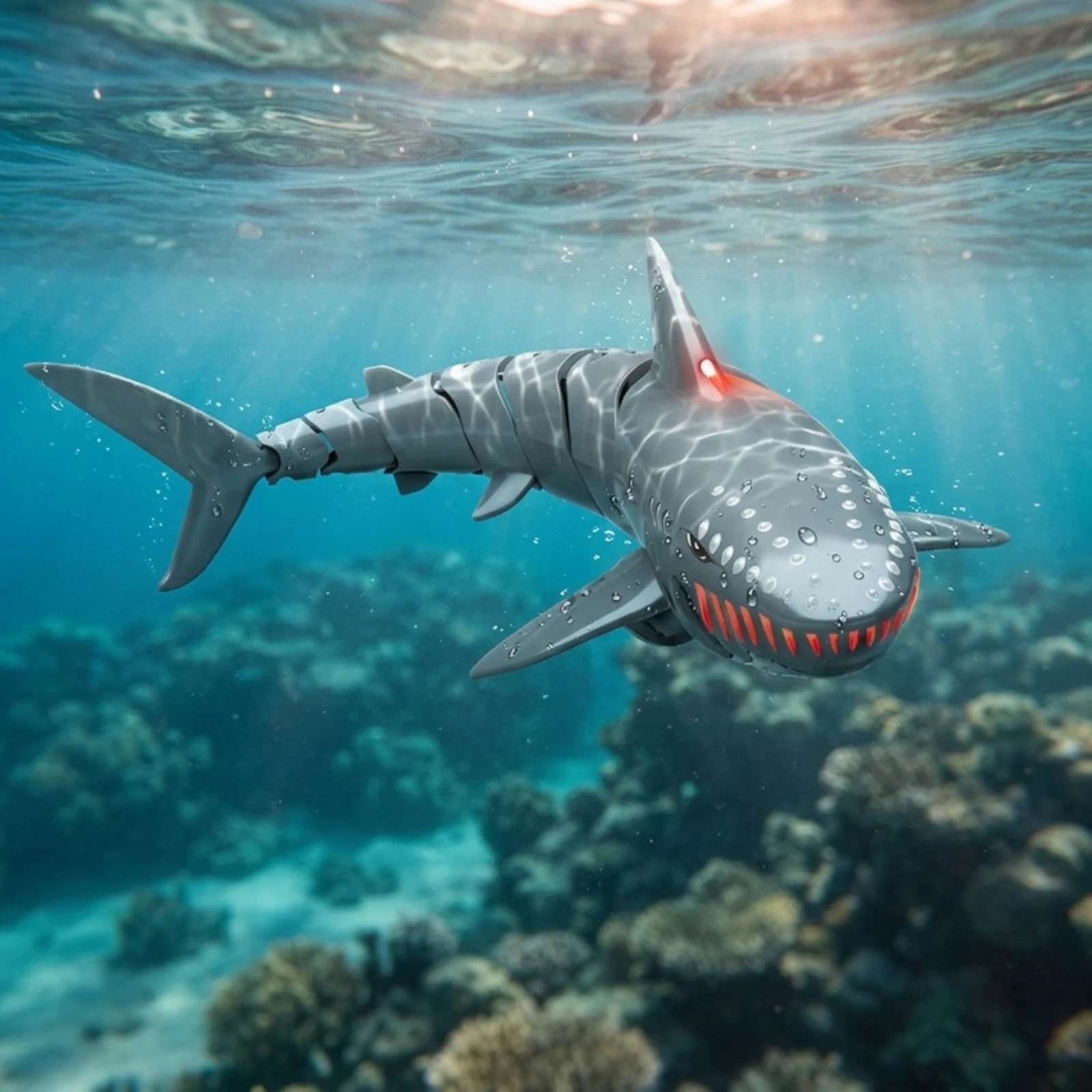 Wireless Control Shark Realistic Rc Shark Lifelike High Simulation for Children, Swimming Pool, Bathtub 5