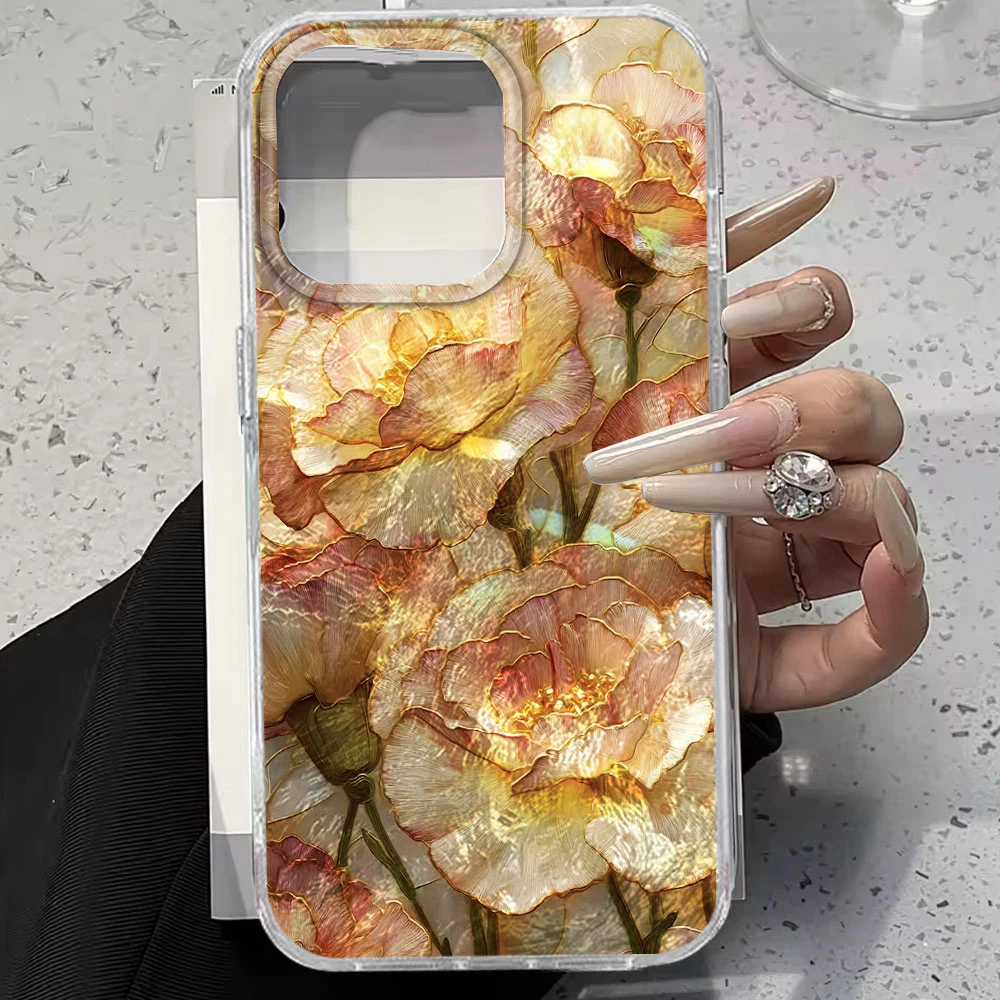 Rosa Trompetenblumen-Handyhülle für Honor 400 200 Smart Pro Magic7 6 5 70 Lite X9a X9c X9b X8b X8a X8c X7c X7b X6c X6b X6 Cover – Detail 3