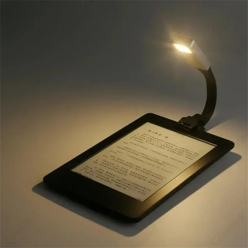 LED USB Charging Mini Desk Lamp Learning Reading Lamp Rechargeable Book Clip Lamp Detachable Flexible Clip Portable Book Light