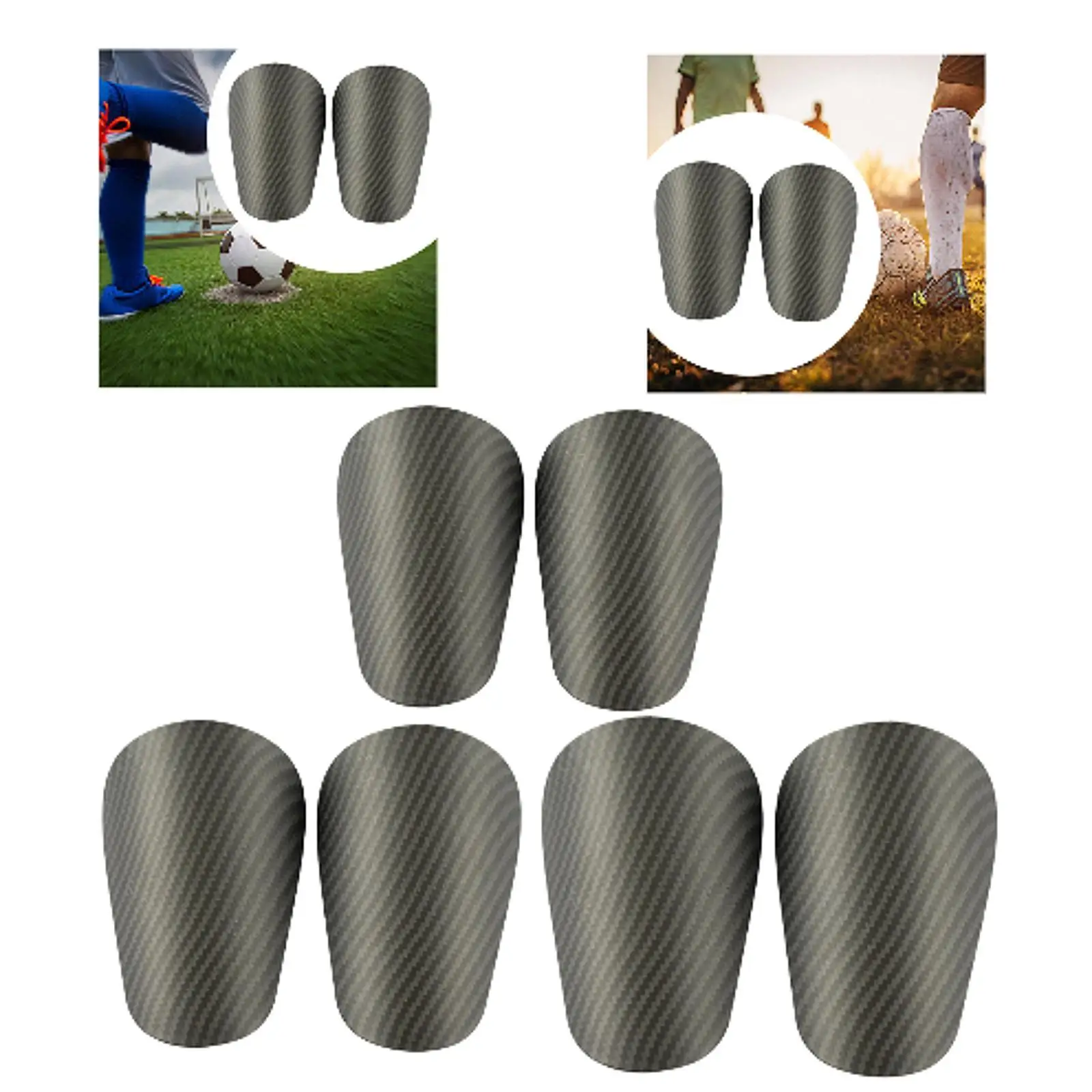 

2 Pieces Soccer Shin Guards Lightweight Knee Guards Sport Leg Protective Gear for Running Outdoor Tibia Sports Enthusiasts Men