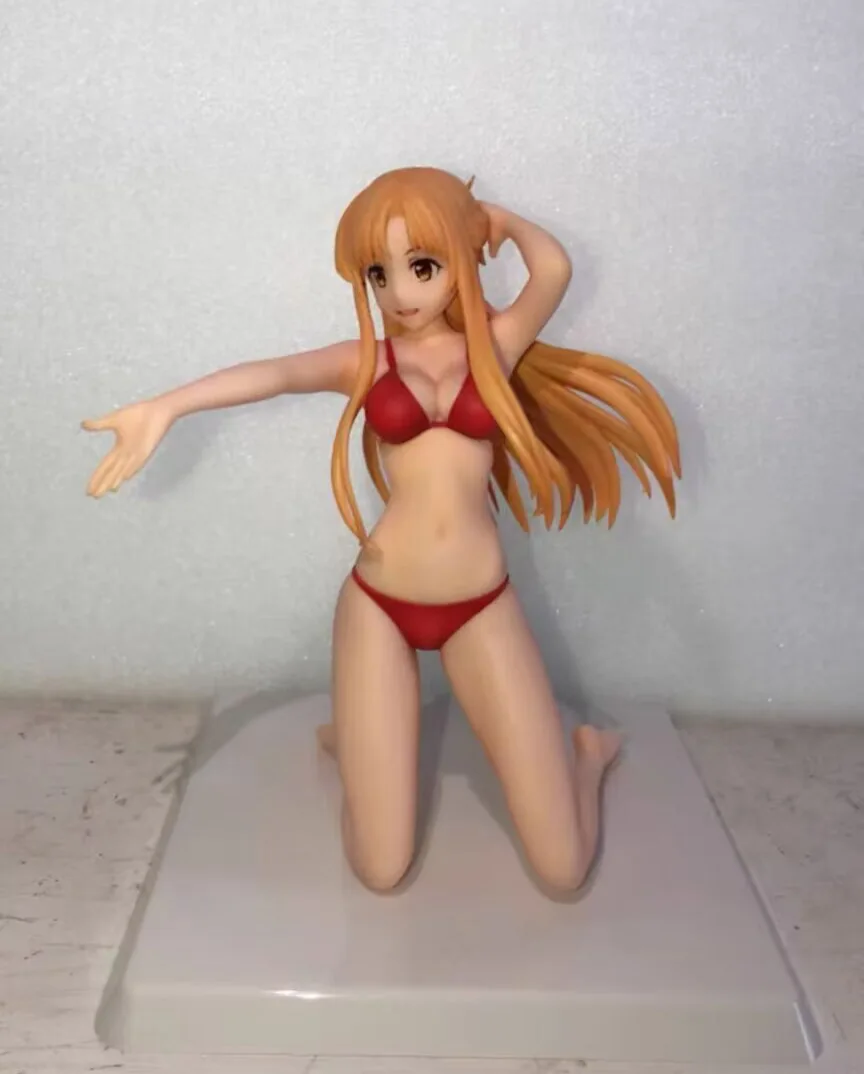 2025 lowest price Japanese original anime figure Yuuki Asuna swimsuit  ver action figure collectible model toys for boys