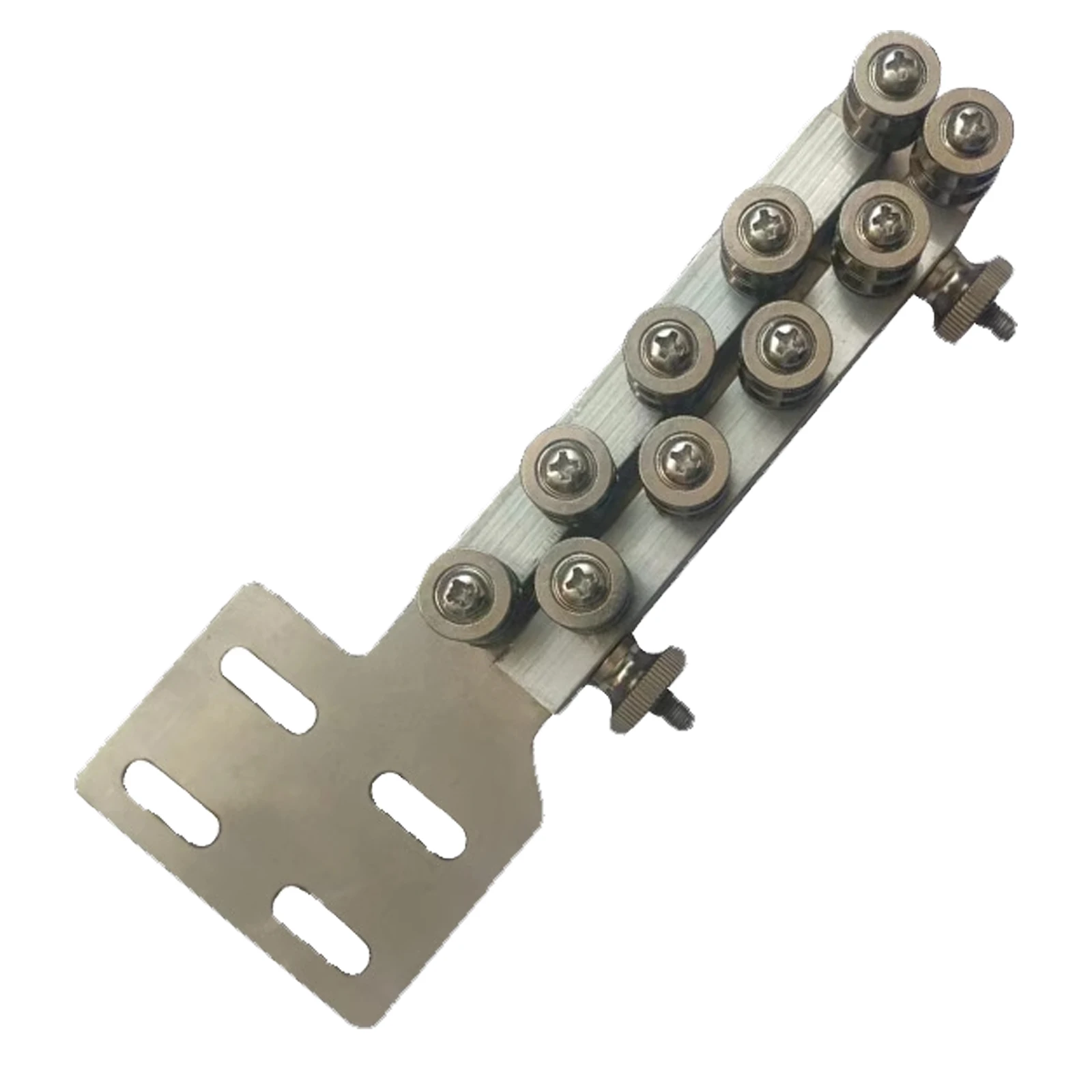 

304 Stainless Steel Metal Wire Straightener, Universal Precision Fine-Tuning Double Wire V-Shaped Wheel Straightener