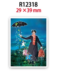 10Pcs/lots Disney Movie Mary Poppins Flat Plane Resin DIY Craft Supplies Handmade Decorative Materials