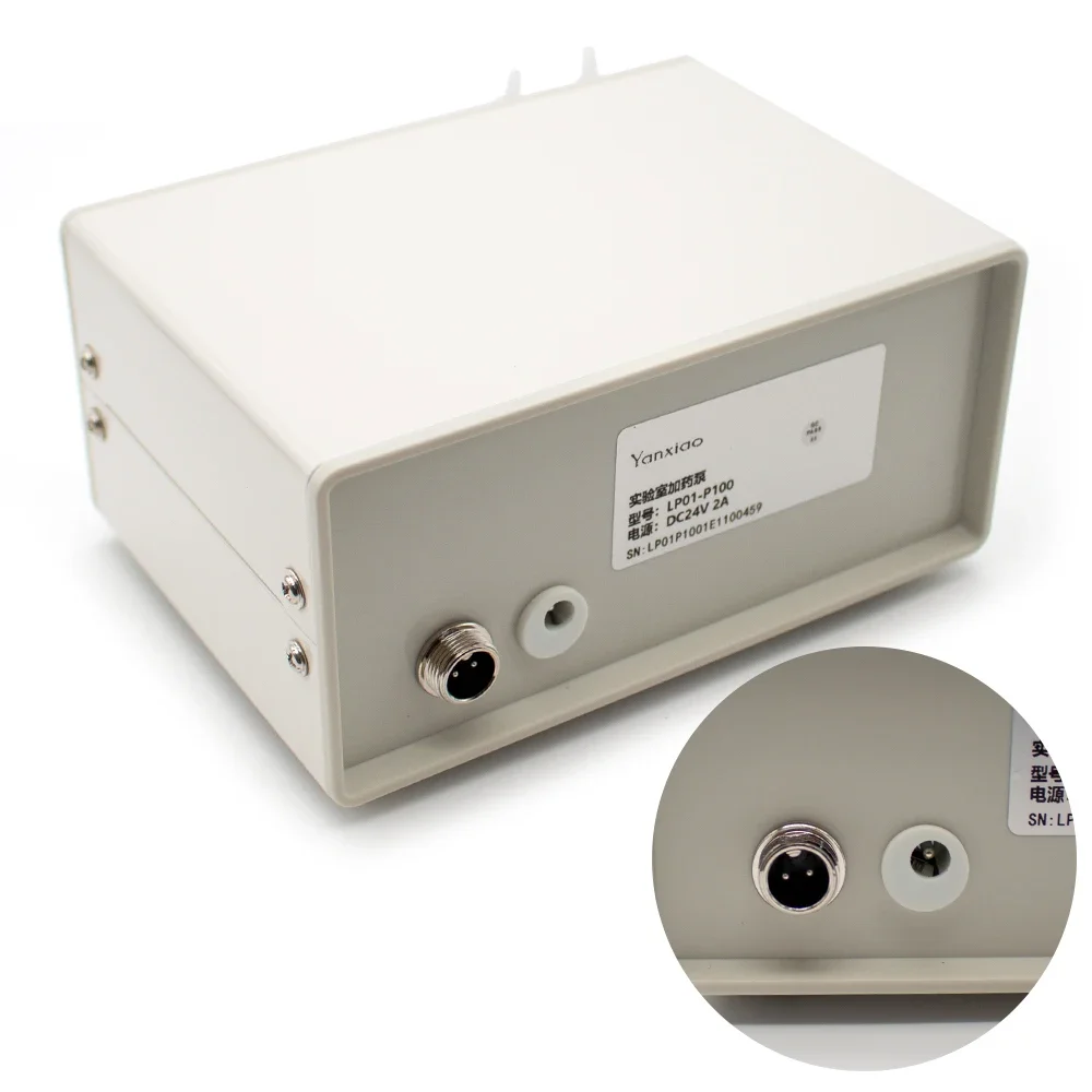 Peristaltic Pump Small Laboratory Metering Water Pump Self-Priming Circulating Quantitative Mini Titration Pump with Foot Switch