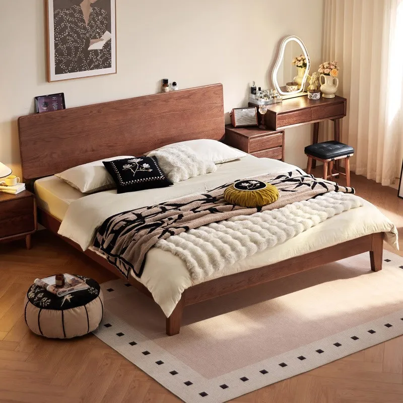 

Oak Full Solid Wood Double Bed