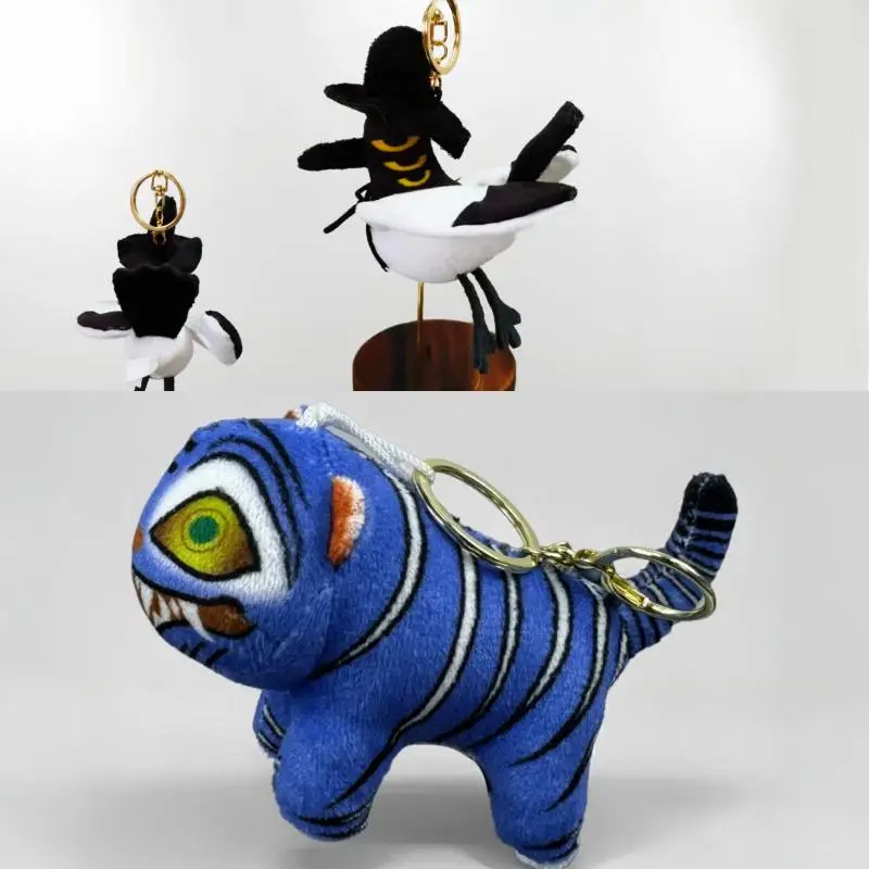 Demon Hunters Derpy Tiger Peluche Ripiene Bambola Ciondolo Borsa Accessori Portachiavi Giocattolo Regalo di compleanno