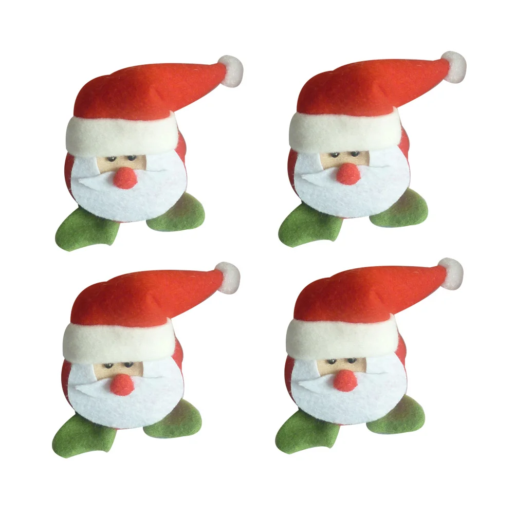 

4pcs Chair Leg Covers Christmas Table Leg Cover Non-Woven Durable Fit For Dining Room Party Hotel Restaurant Decor Furniture