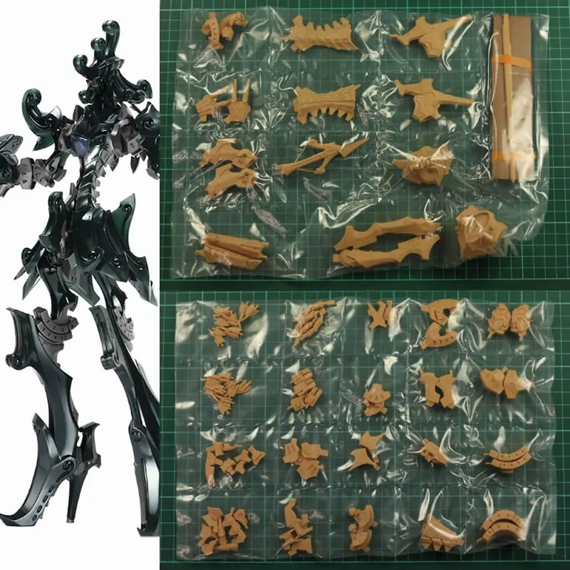 1/72 DACCAS BATSH the Black Knight The Five Star Stories GTM Unpainted Unassembly Diy Robot Model Renovation Kit EXP_025