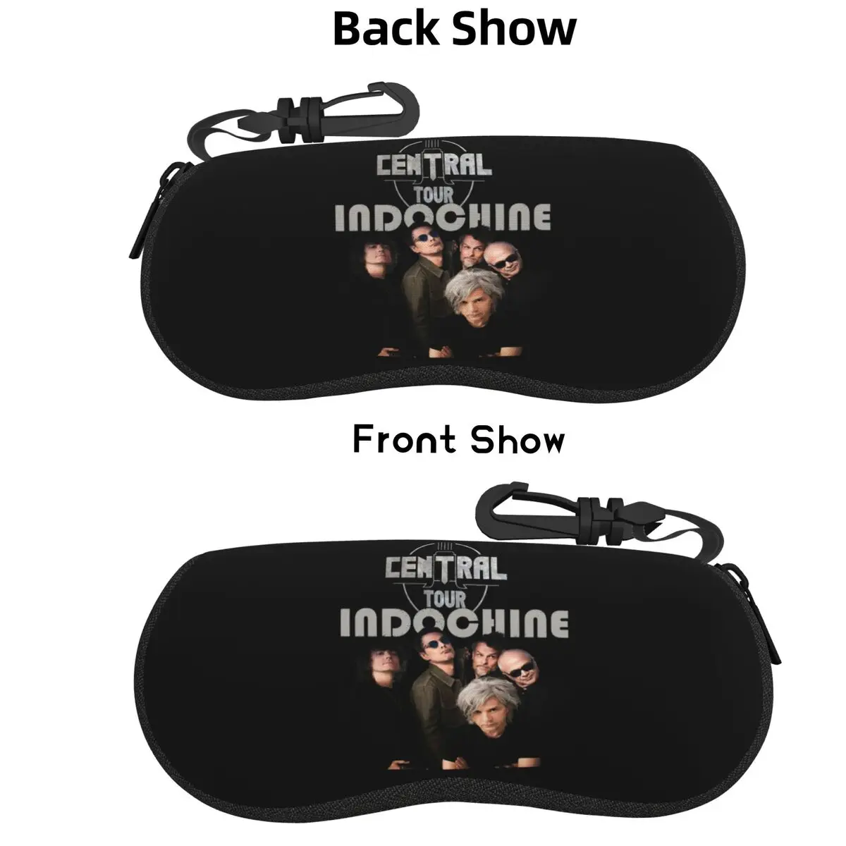 

Indochine Shell Glasses Case Portable Sunglasses Box Women Men Soft Eyeglasses Bag Pouch