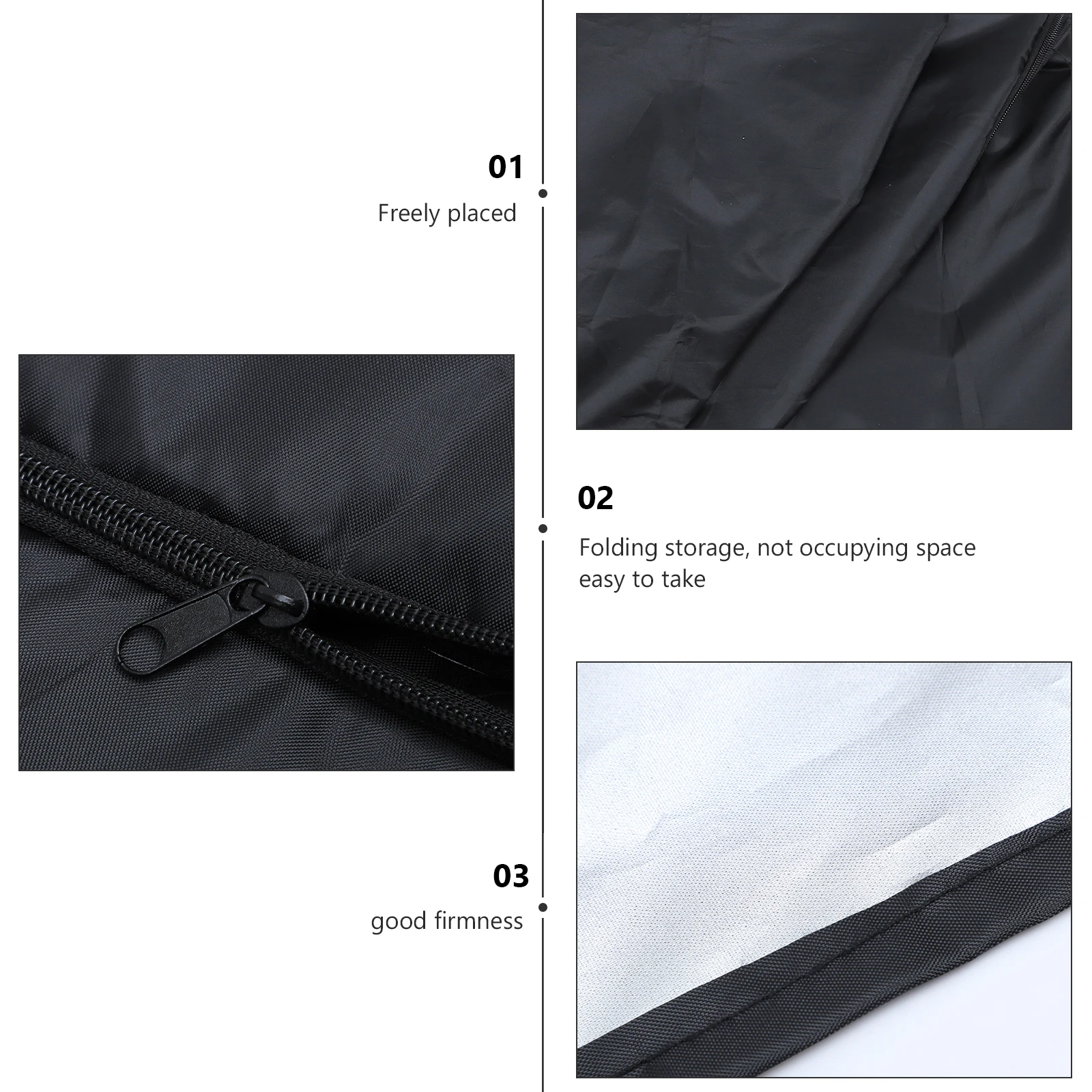 

Firewood Cover Oxford Cloth Waterproof Durable Outdoor Protection Weatherproof Easy Fold Carry Store Fireplace