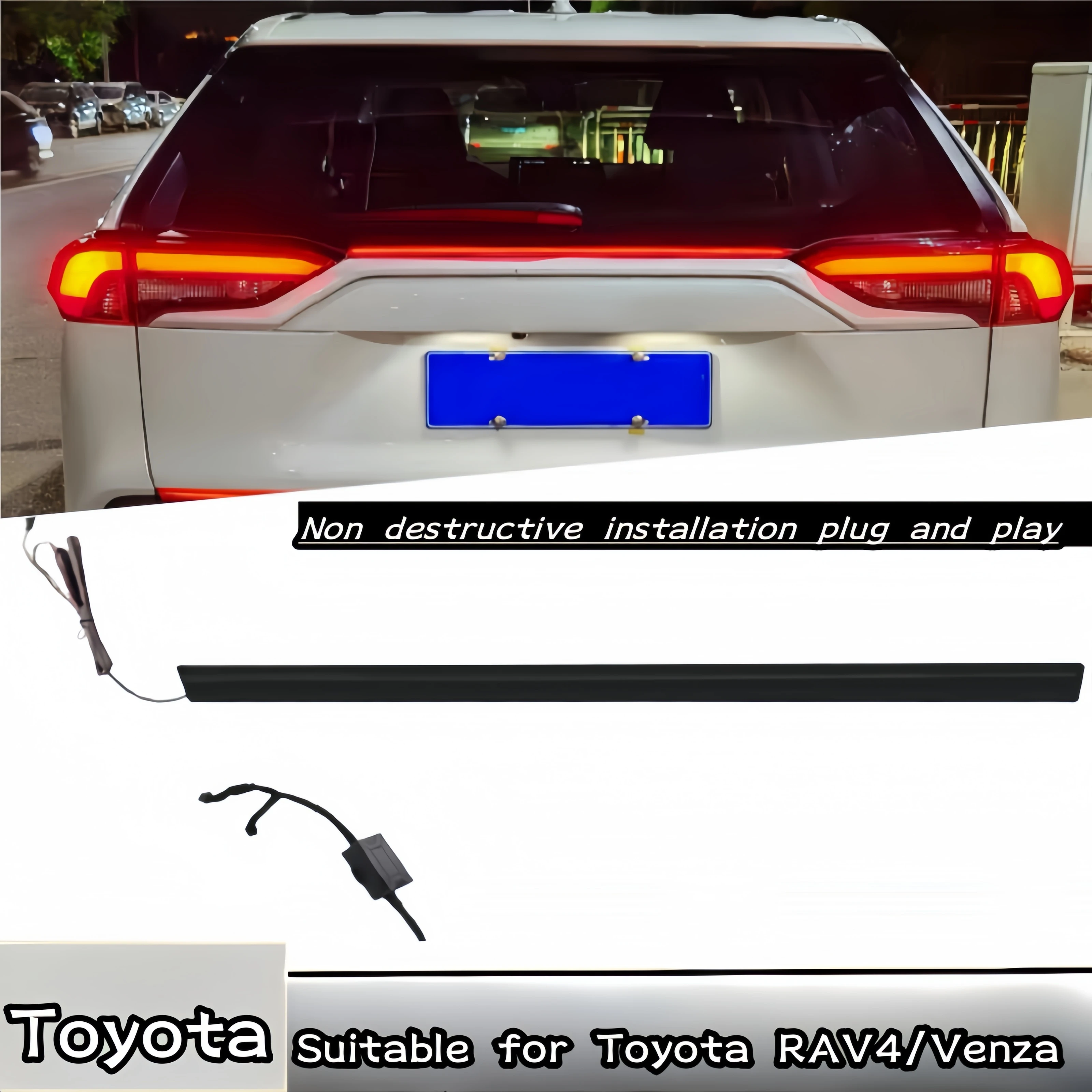 Penetrating taillights, flowing lights, turn signals, brake lights suitable for Toyota RAV4 Rongfang/Weilanda