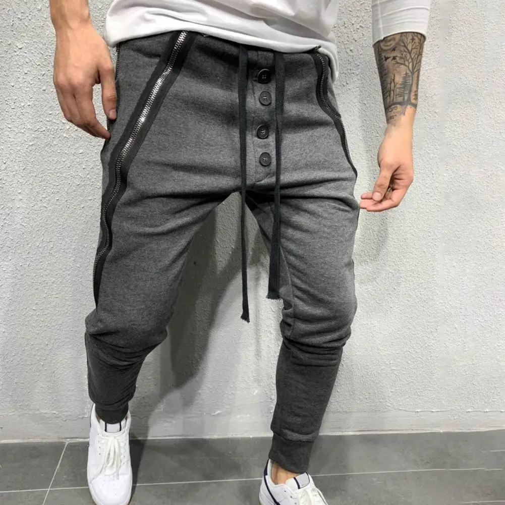 Pantalones ajustados al tobillo para hombre, pantalón de chándal informal, de entrenamiento, a la moda, para otoño