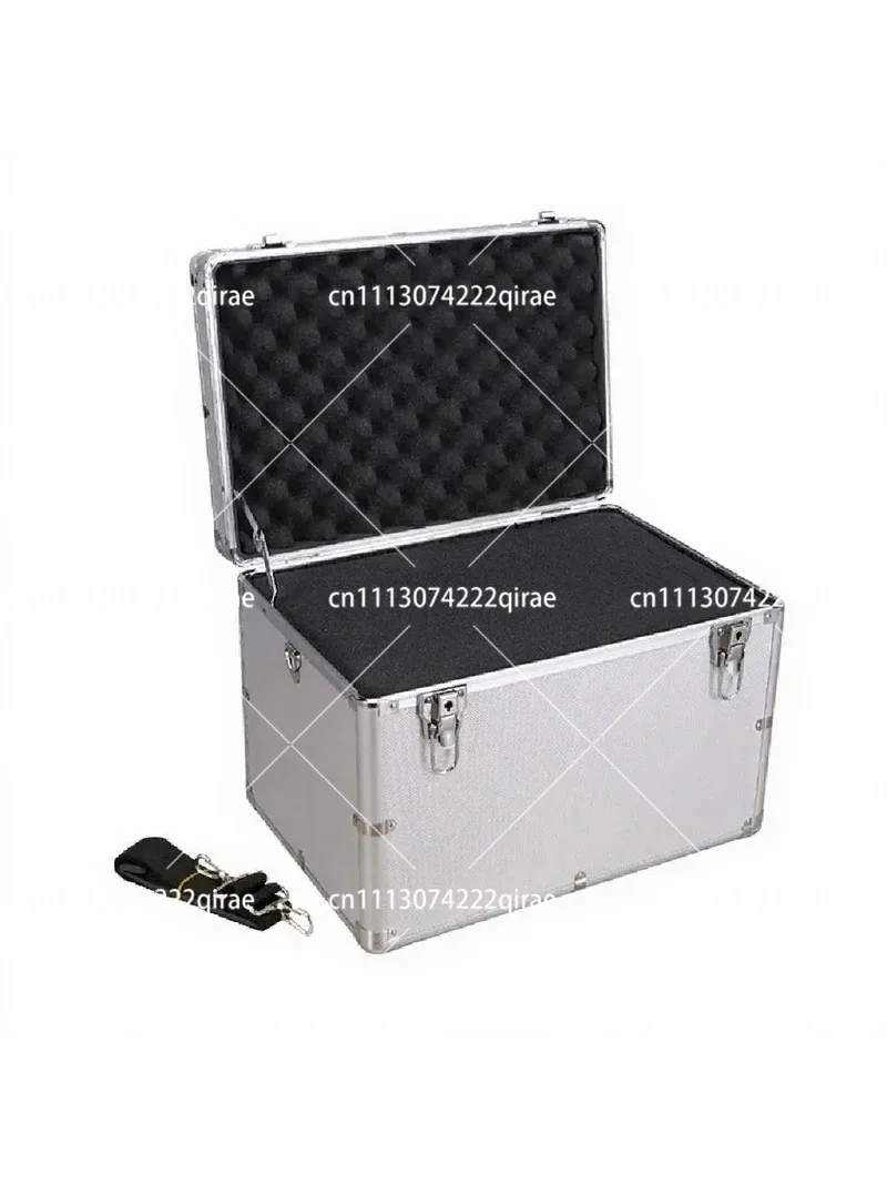 Heavy Duty Aluminum Hard Case Portable Storage Box with Customizable Foam for Camera Tools, 44x30x31cm