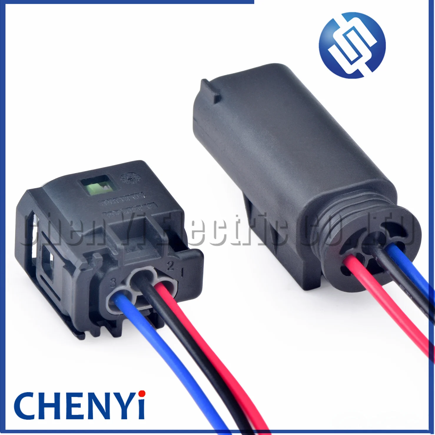 3-pins automatische PDC parkeersensorconnector 2- 967642 -1 1J0 972 483A 8E 0971934   Auto waterdichte connector Kabel Kabelboom plug