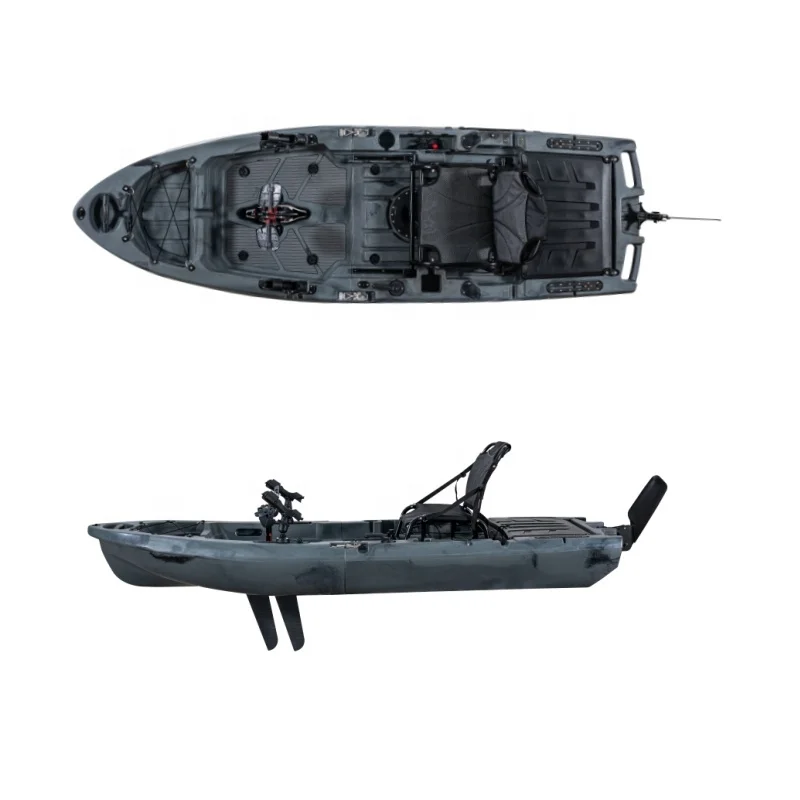 LSF جديد 2.75 متر انفصال زعنفة دواسة قوارب الكاياك قارب صيد كاياك 1 شخص مع 2 قطعة