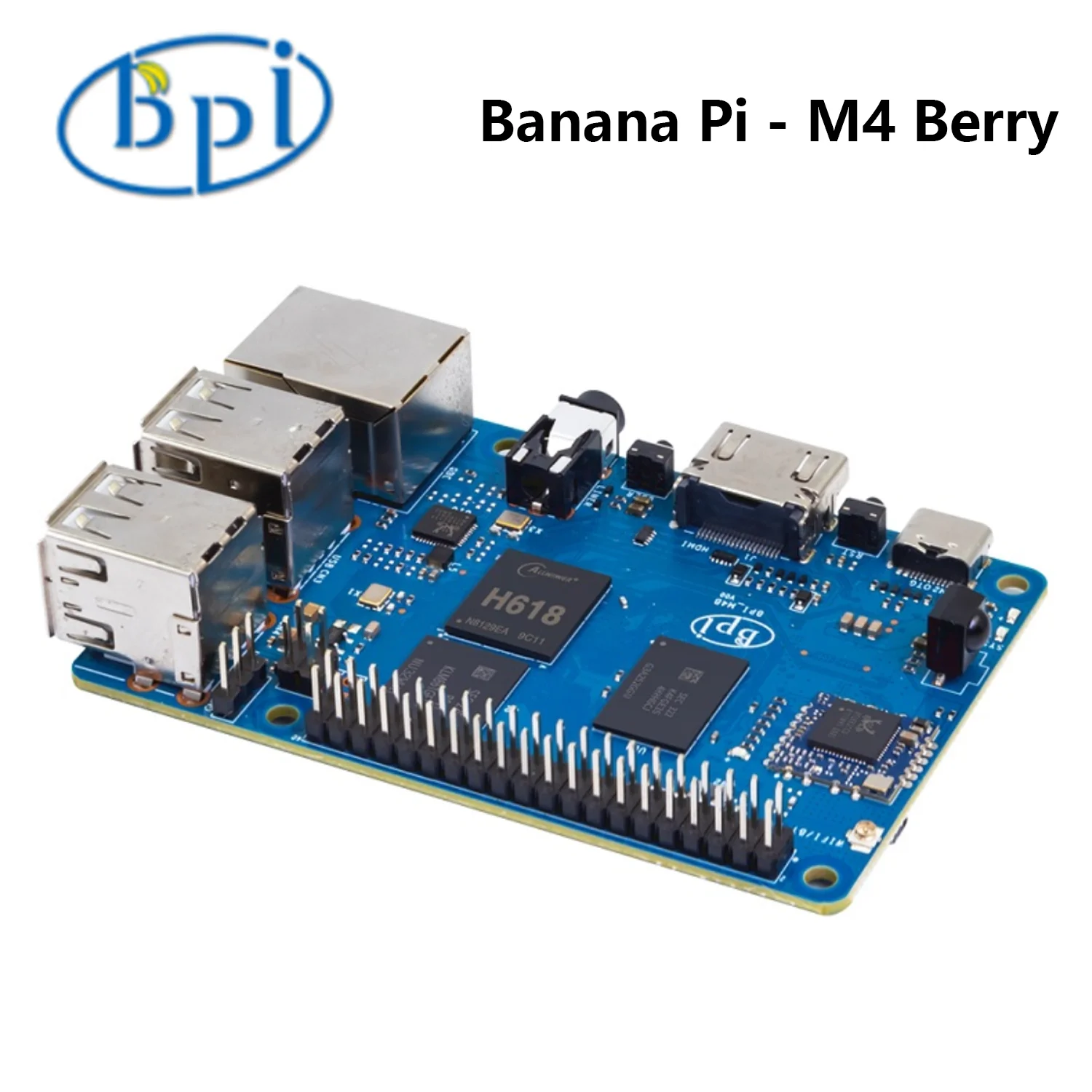 Imagem -04 - Placa de Desenvolvimento Banana Pi-flash Bpi-m4 Berry Único Computador Allwinner H618 gb Lpddr4 8g Emmc