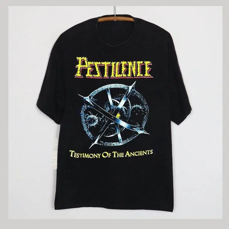 

Band Rock Pestilence Testimony Of The Ancients T Shirt All Size