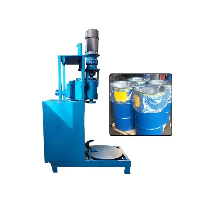 CE Certification Vertical Drum Opening Machine Scrap Drum Recycling Plant, Shearing Machine, Vertical Semi-Automatic Scrap