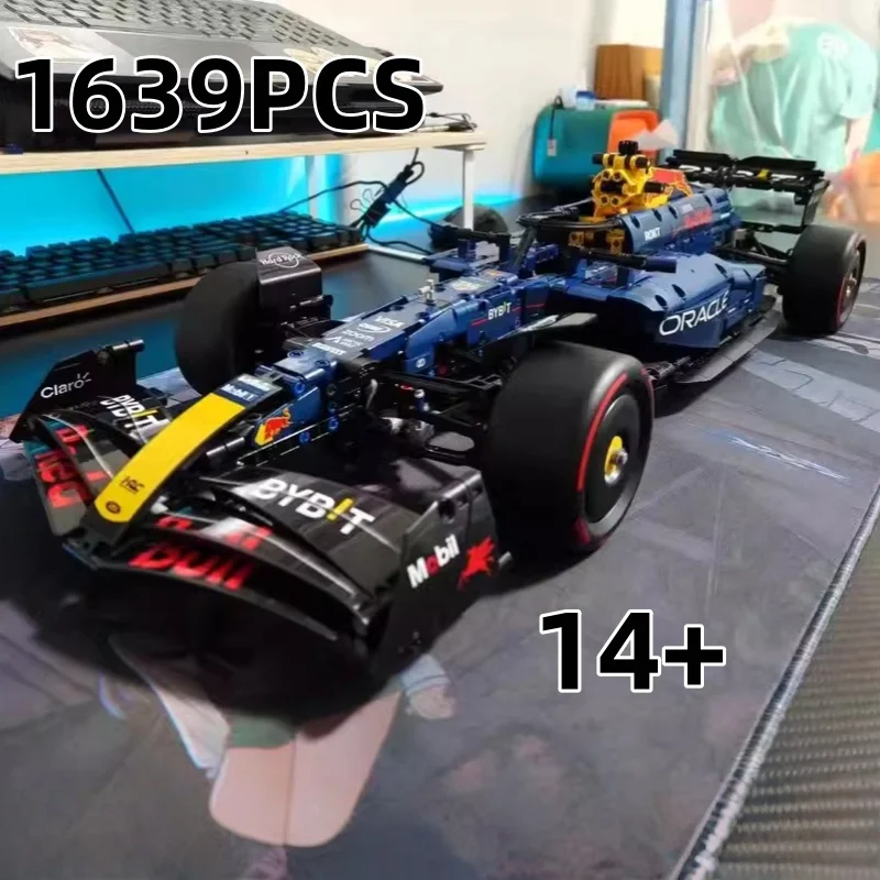 

2025 New Technical In Stock 42206 42207 Red Blue Building Sport Racing Car Blocks Bricks Christmas Gifts Home Decor