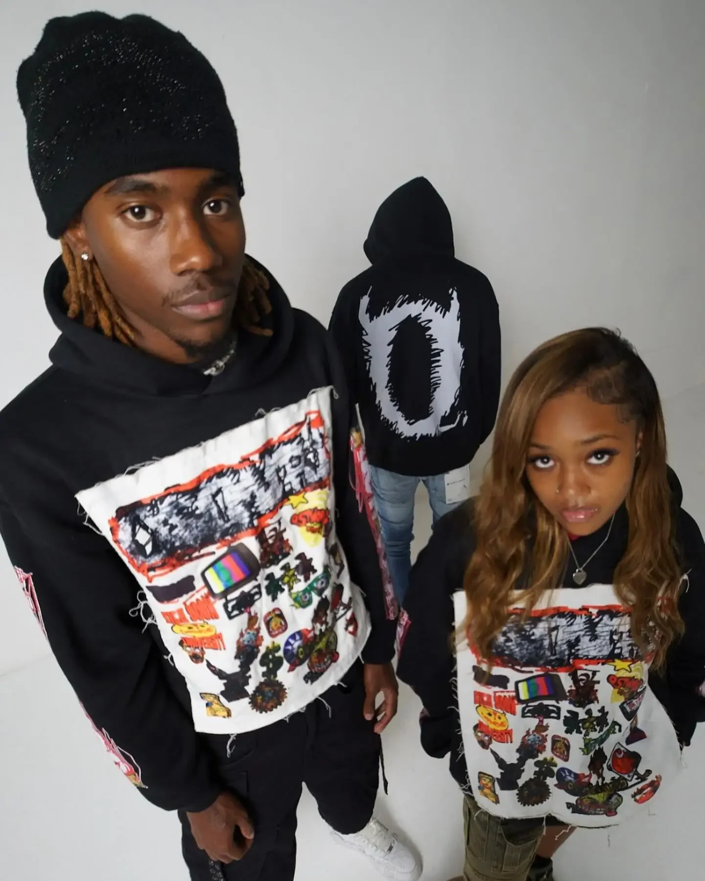 

Y2k Patchwork Hall Of Fame Printing Hoodies Women Men Oversized Hoodie Goth Grunge Streetwear Sweatshirt Harajuku Gothic Clothes