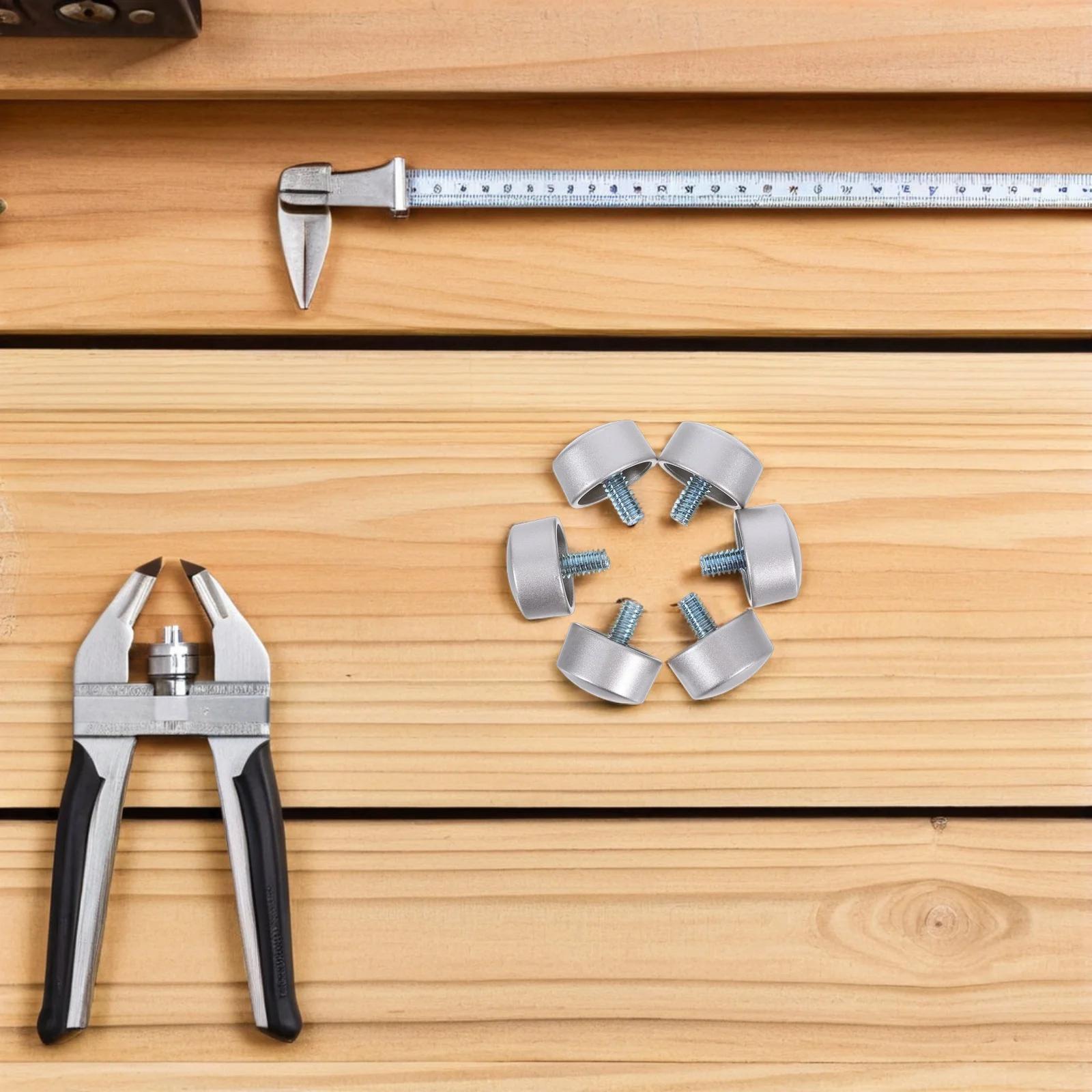 

6Pcs Curtain Rod Finials Elegant Decorative End Caps Replacement Drapery Pole Ends Screw on Window Treatment Accessories