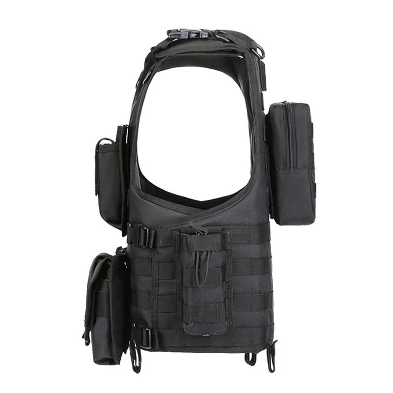 Tactical Buckle Vest Military Onboard Magazine Airsoft Paintball CS Outdoor Protective Lightweight Hunting Vest