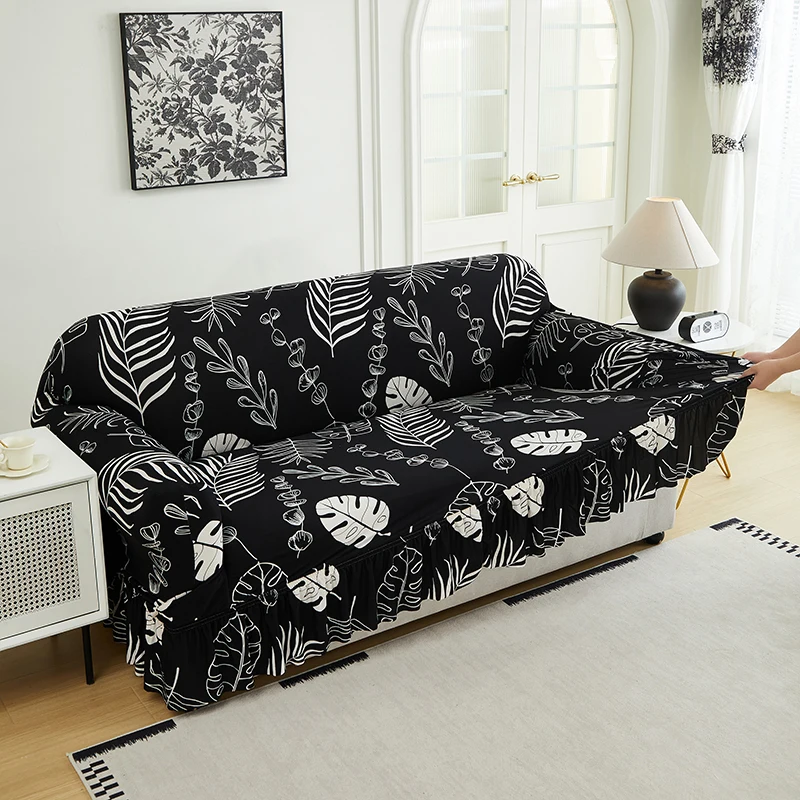 ที่ต้องการมากที่สุดห้องนั่งเล่นขนาดใหญ่ใหม่ป้องกันยืด 3 3 1 1 กระโปรงโซฟาสําหรับโซฟาสมัยใหม่