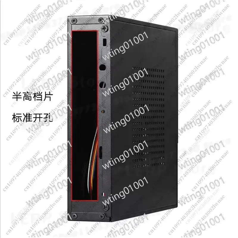 for Mini ITX Chassis Compact PC Case Supports 17x17cm Motherboard Universal Design for Home Office Desktop Build Small Form
