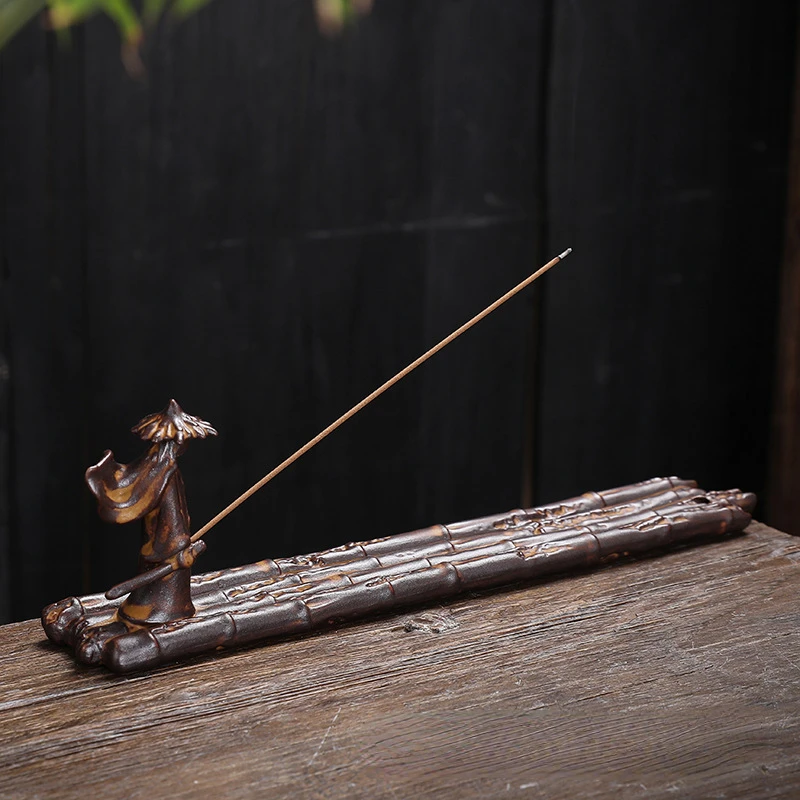 Y Ceramic Stick Incense Holders Sandalwood Agarwood Line Incense Burner Home Interior Study Tea Ceremony Decoration Aromatherapy