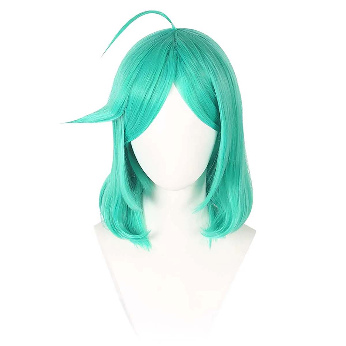 Gushing Over Magical Girls Cos Anemo Nemo Cosplay Green Short BOB Green Hair Wig
