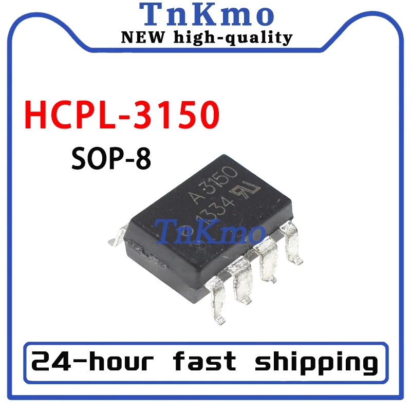 10pcs/lot HCPL-3150 A3150V SOP-8 IGBT Gate Driver Optocoupler new IC In Stock