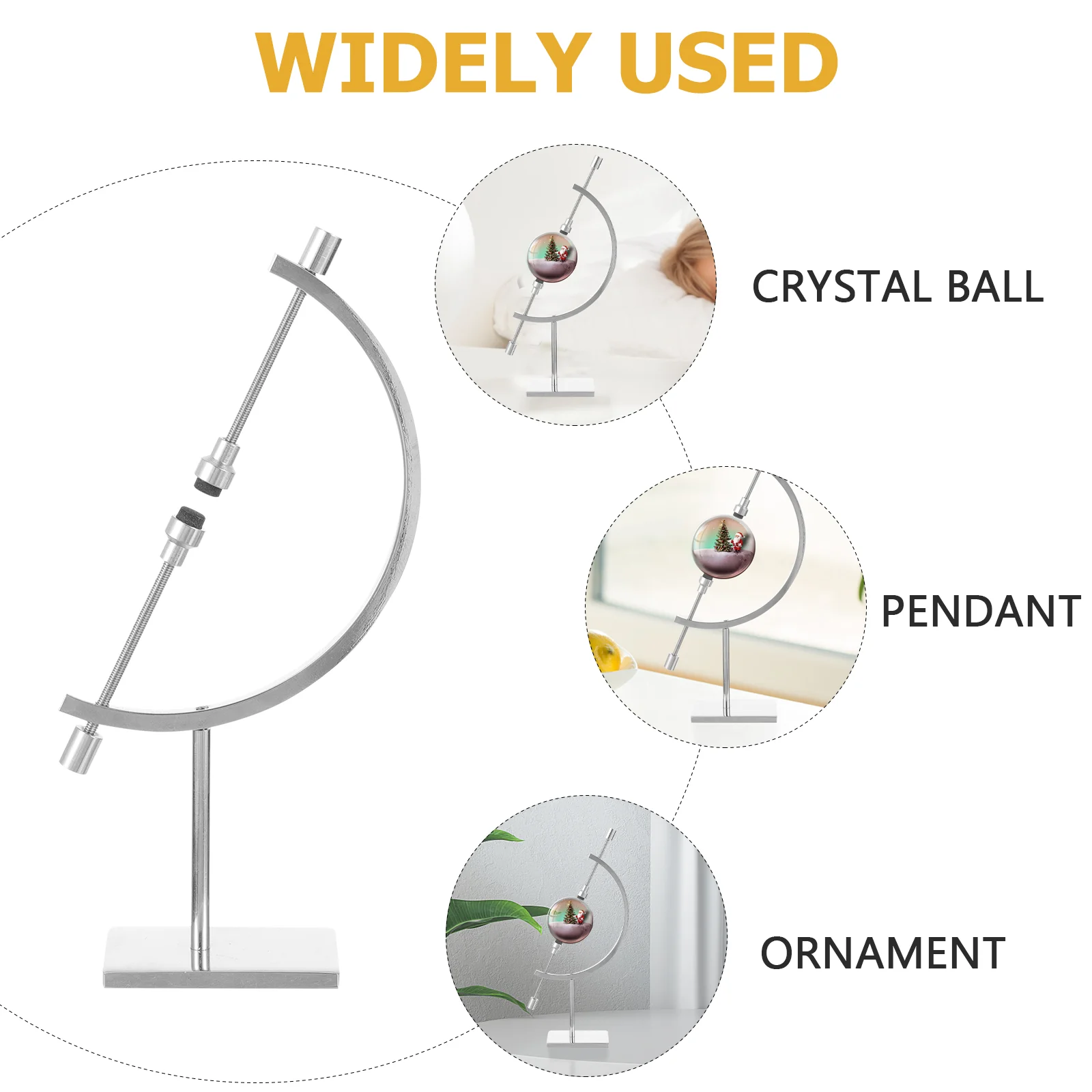 Подставки для хрустальных шаров для дисплея, регулируемый сферический держатель, металлическая полка, стойка для выставки товаров