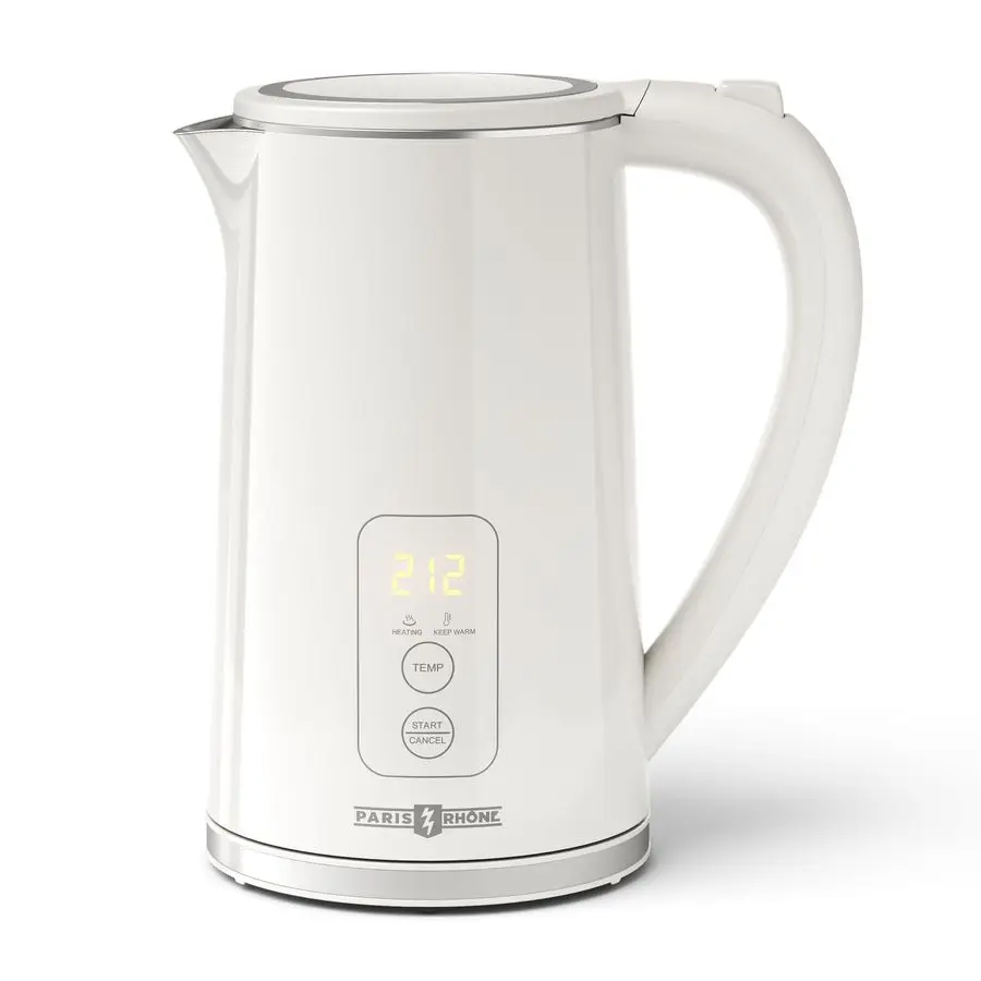 

Tea Kettle, Upgraded 1.7L Temperature Control Electric Kettle, 4H Keep Warm Water Boiler with 6 Presets, LED Screen Electric Ket