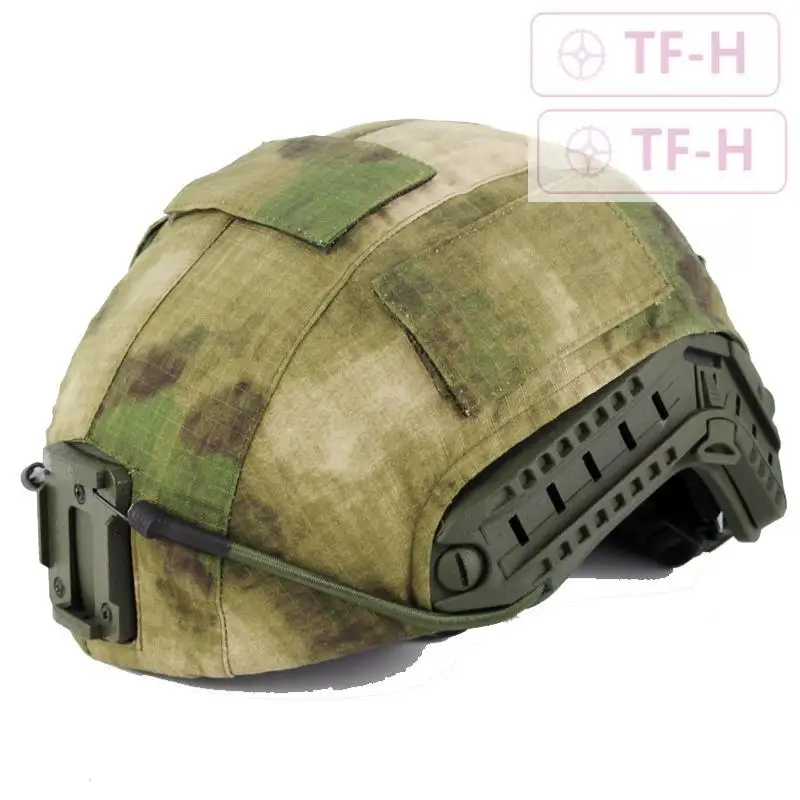 Hunting Tactical Helmet Cloth Skin Cover for TOR Tactical Helmet MC EMR Digital Camo MOX Green Ruins Camouflage