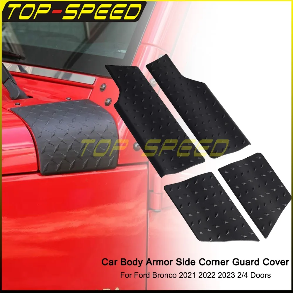 

ABS Plastic Car Body Fairing Proteccor Armor Side Corner Guard Cowl Cover For Ford Bronco 2021 2022 2023 2/4 Doors Accessories