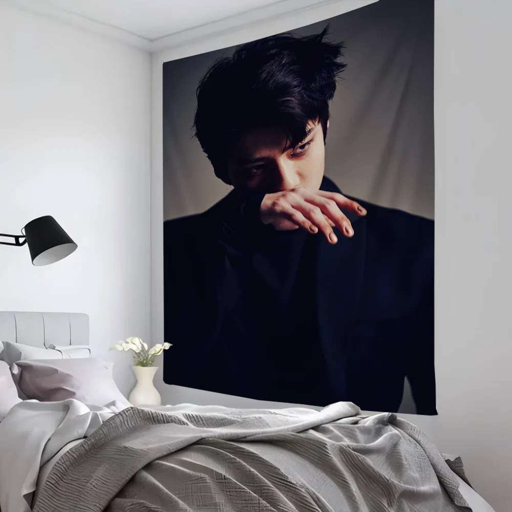 1 قطعة Kpop Exo Oh Se Hun Sehun نسيج غرفة ديكور قماش صوفي حفلة معلقة خلفية غرفة ديكور غرفة الطفل