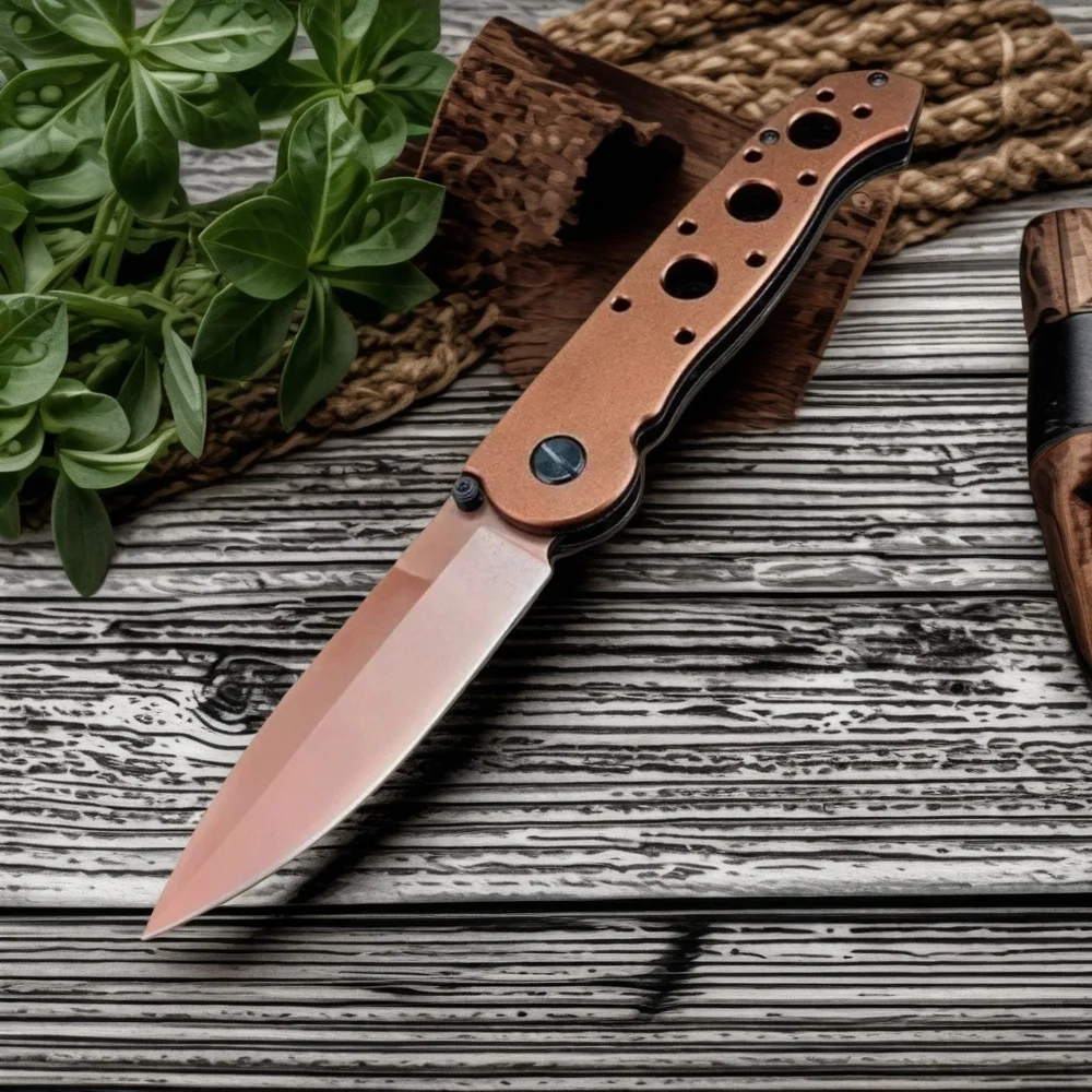 

High-Quality M16 Folding Knife D2 Steel Construction Nylon Fiber Handle Vegetable Meat Barbecue Cutting Kitchen Utensil