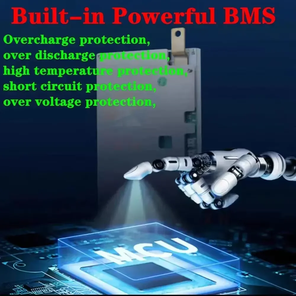 Batería recargable LiFePO4 de 24V, 100Ah-600Ah para sistema Solar de 2000W, Motor de arrastre UPS, barco RV