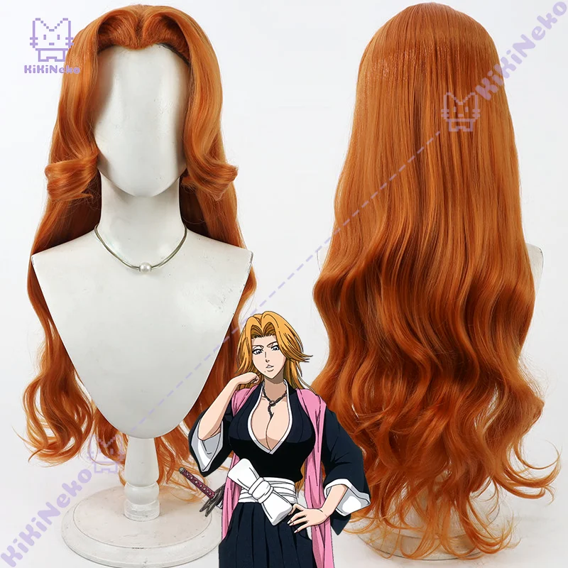 

Парик для косплея Рангику Мацумото, парик для косплея Рангику Мацумото для вечеринок Comicon, для взрослых женщин и мужчин