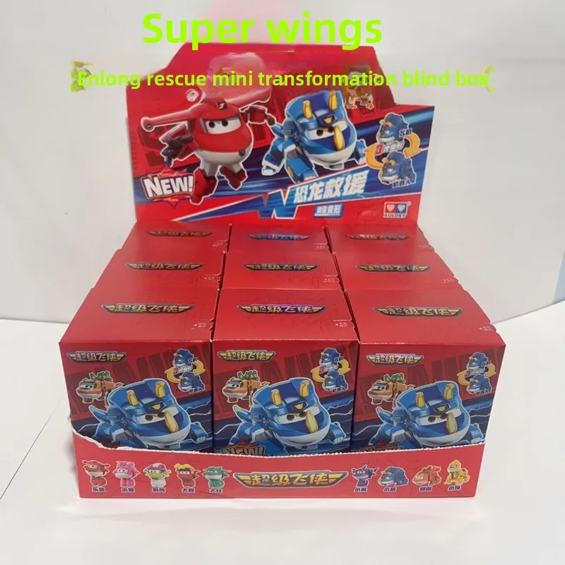 

AULDEY Super Flying Man, Спасание динозавров, Мини-трансфигурация, Слепая коробка, Трицератопс, Меч Щит Дракон, Брахиозавр